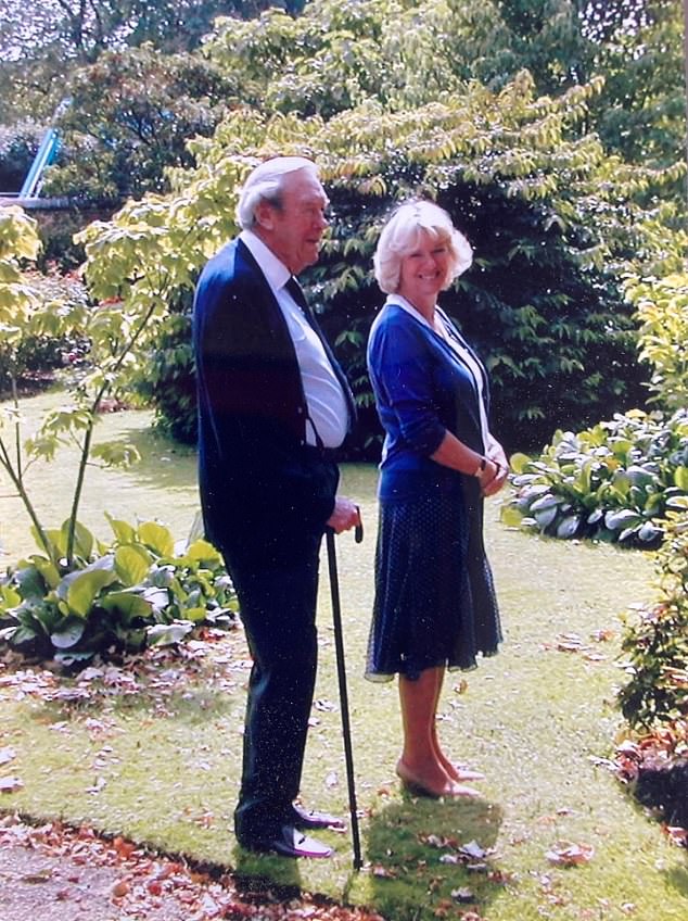 Camilla, pictured with her father Bruce Shand, has spoken about the importance of the military to her following his services in the armed forces