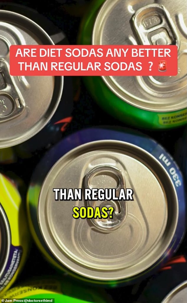 Dr. Sethi also claimed that drinking diet soda can also be linked to kidney disease. 