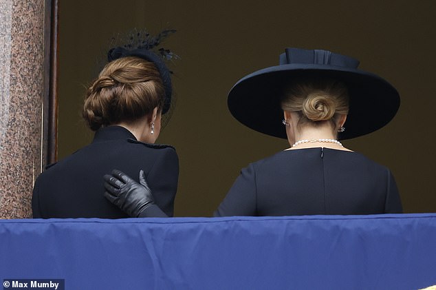 Sophie watched her place her hand on Catherine's shoulder as they went back inside