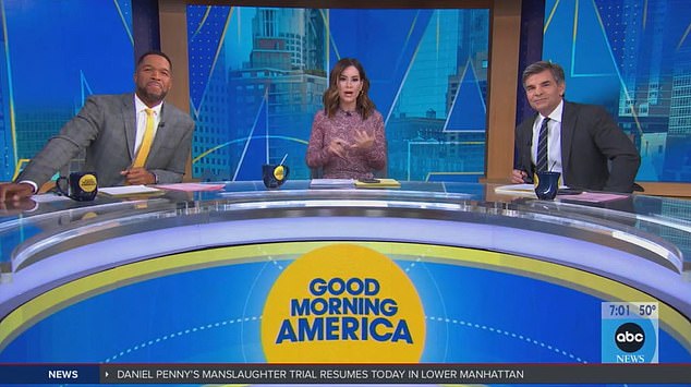 1731413877 784 Michael Strahan returns to Good Morning America but theres no