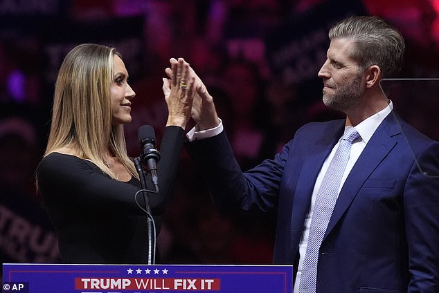 Eric Trump will be a keynote speaker at a Bitcoin conference in Abu Dhabi next month. He was seen with his wife Lara at a gathering at Madison Square Garden on October 27