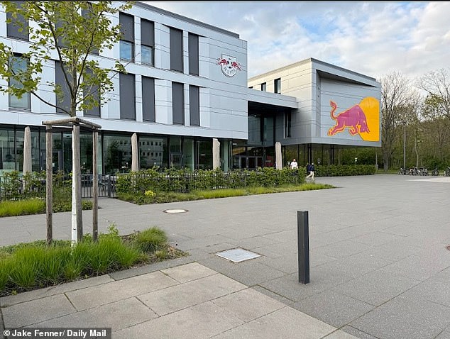 An outside view of the RB Leipzig training facility in Leipzig, Saxony, Germany