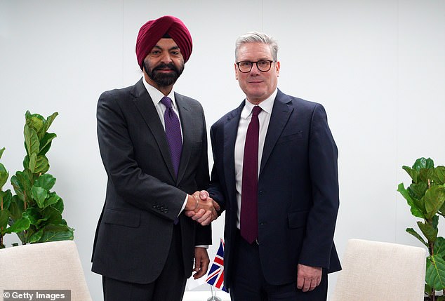 Sir Keir met with World Bank President Ajay Banga in Baku this morning