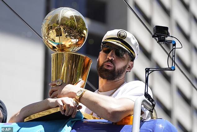 Thompson helped Golden State win the NBA championships in 2015, 2017, 2018 and 2022