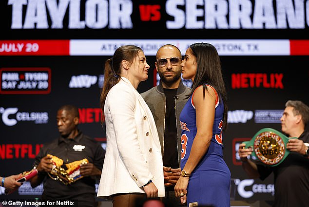 Katie Taylor (c) vs. Amanda Serrano is also on the card