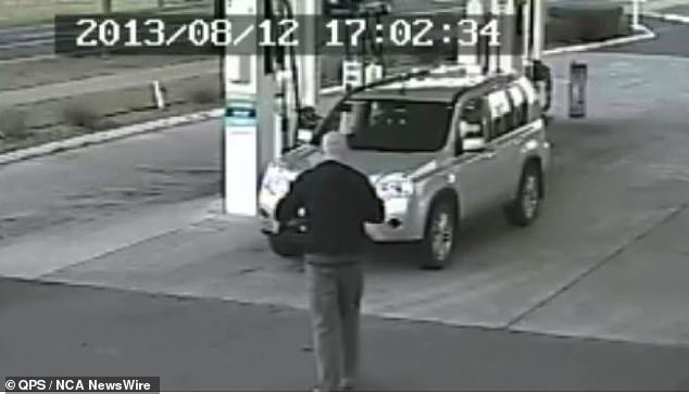 Van de Wetering was spotted by the police on camera images during their investigation (photo).