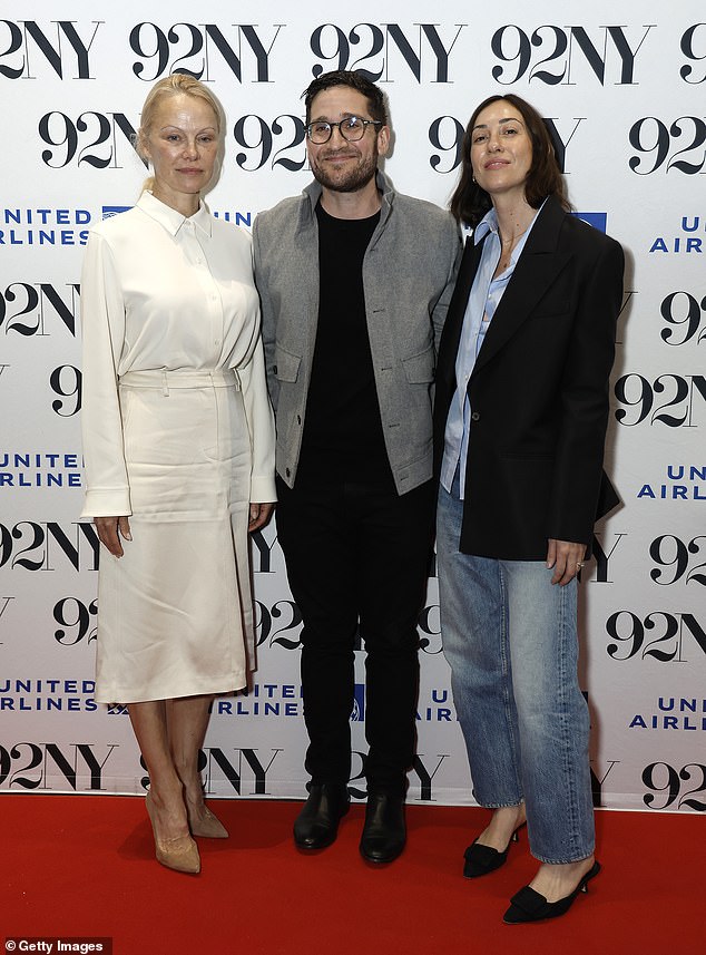 At the venue, she joined director Gia Coppola for a special screening of The Last Showgirl and a live taping of Josh Horowitz's Happy Sad Confused podcast.