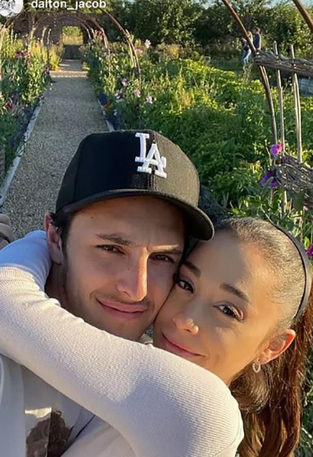 Before meeting Ethan, Ariana was married to famous real estate agent Dalton Gomez; seen in a throwback snap