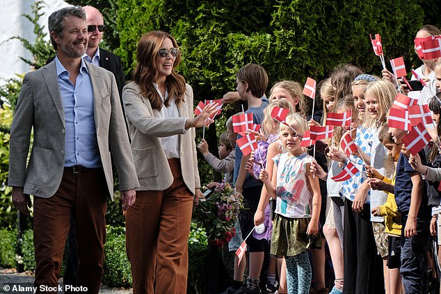 In August, King Frederick and Queen Mary of Denmark presented a united front during a visit to the Danish island of Bornholm