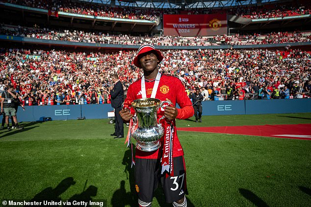 Mainoo's breakthrough season at Man United ended with FA Cup success at Wembley