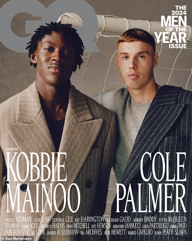 Palmer appears together with Kobbie Mainoo on the most recent cover of the famous GQ magazine