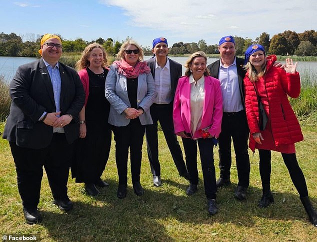 Along with Ms Kilkenny, the event was attended by a number of Labor figures including (from left to right) Southeast Metropolitan MP Lee Tarlamis, Pakenham MP Emma Vulin, Minister for Multicultural Affairs Ingrid Stitt, Narre Warren South MP Gary Maas