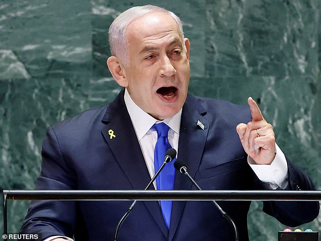 Netanyahu vowed to exact retaliation against Iran after a ballistic missile attack on Israel by the Islamic Republic on October 1