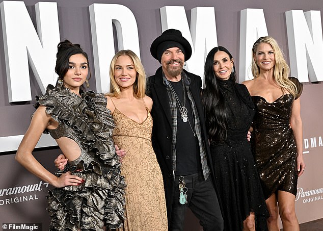 (L-R) Paulina Chavez, Michelle Randolph, Billy Bob Thornton, Demi Moore and Ali