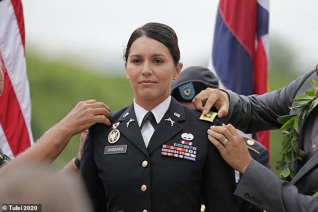 Gabbard is a lieutenant colonel in the U.S. Army National Guard