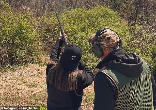 Armed Trump lawyer Alina Habba shows off her marksmanship skills