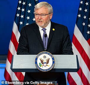 In the photo: Australian politician Kevin Rudd