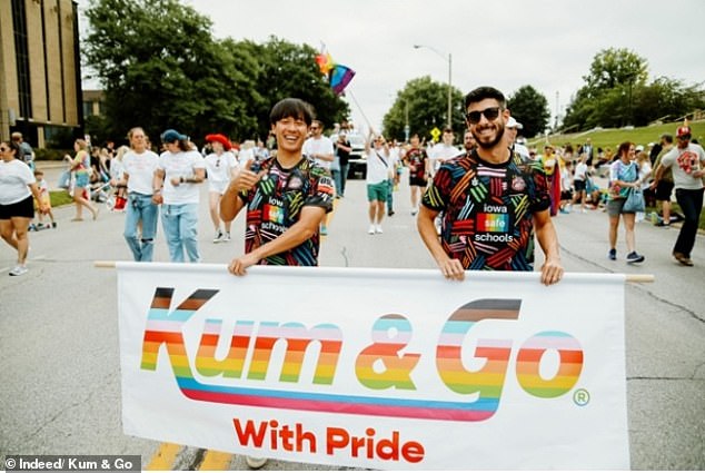 After gay online streamer Justin Moore made fun of the name, the chain collaborated with him on a clothing line 'Kum & Gay Rights' and 'Have a Kum & Gay Day'.