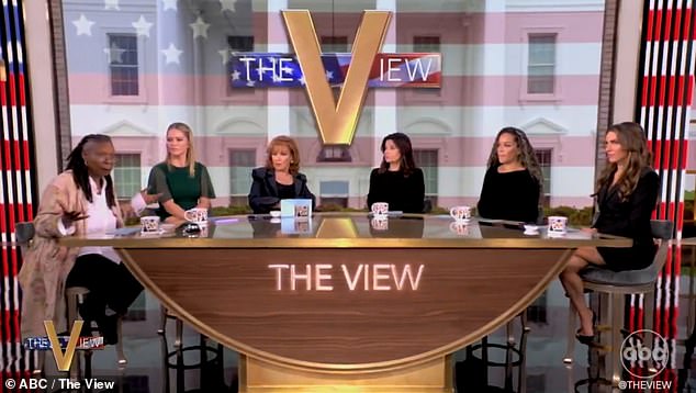 The View has been on the air since 1997. The current hosts are Goldberg, Haines, Joy Behar, Sunny Hostin, Alyssa Farah Griffin and Ana Navarro