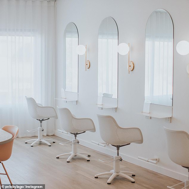 'For context, this was a very fancy hairdresser. It's white. Everything is lush,” Laura added