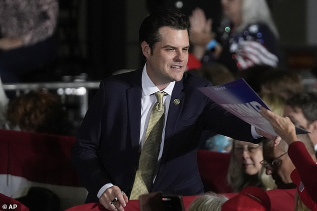 Trump named controversial Florida congressman Matt Gaetz as his nominee for attorney general