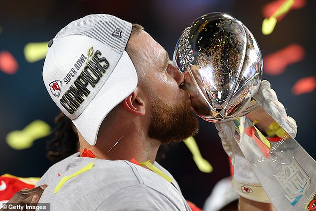 Kelce and the Chiefs prevailed over the San Francisco 49ers in Miami that year