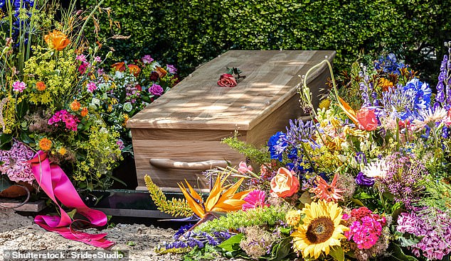 Burial with a service: Average costs have risen to £5,894 this year, L&G says