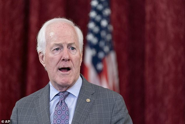 John Cornyn of Texas looked like he 