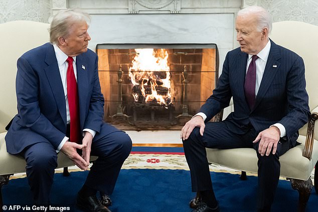 Trump announced the move after meeting with President Joe Biden at the White House and thanking him for the orderly transition