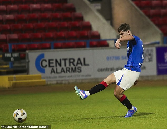 Youngster Findlay Curtis has more than fifty goals to his name in two and a half seasons