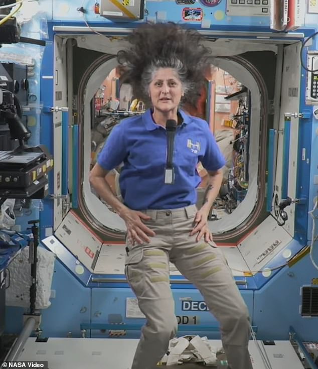 NASA astronaut Sunita Williams denied the 'rumors' about her health in a live video published by NASA on Tuesday, claiming she has actually built muscle mass over the past five months