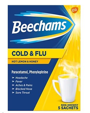 Brands like Sudafed, Lemsip and Beechams all sell versions in Britain for almost £5