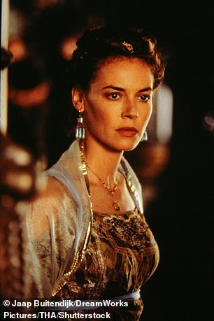 Connie depicted as Lucilla in the original 2000 Gladiators film