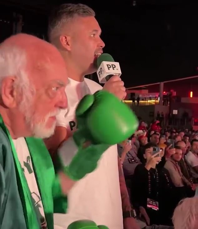 Tony Bellew mocked the pair by introducing a pensioner as Paul's next opponent