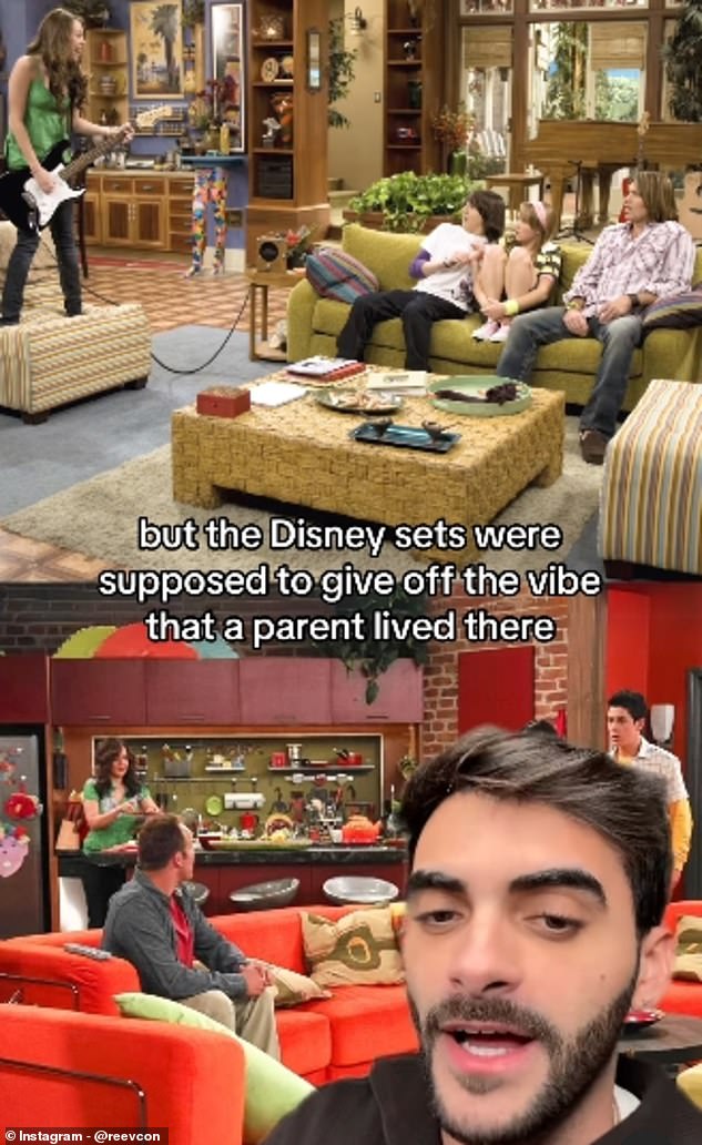 He said that the Nickelodeon shows with main characters like Drake and Josh had very realistic sets