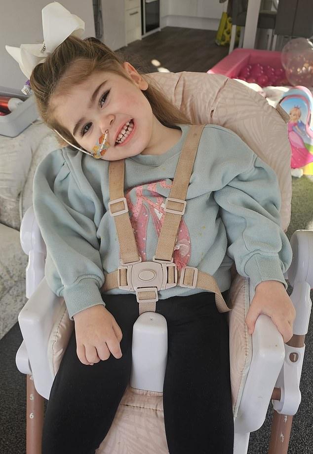 Iyla-Mae was referred to a specialist unit at Southampton General Hospital, where doctors confirmed she had suffered from cerebral venous sinus thrombosis (CVST) – a rare form of stroke that affects around one in 100,000 people each year and is most common in children