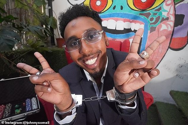 American YouTuber Johnny Somali was previously banned from leaving South Korea as authorities investigate him over drug claims