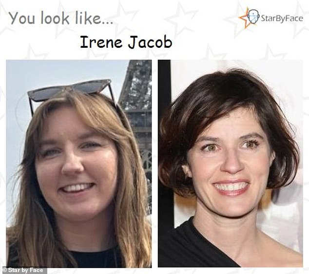 Emily Stearn, MailOnline's Senior Health Reporter, turned out to be a good match with Irene Jacob