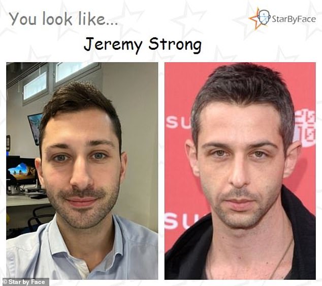 Matt Davies, deputy head of SEO, was told by the app that he looks like Jeremy Strong