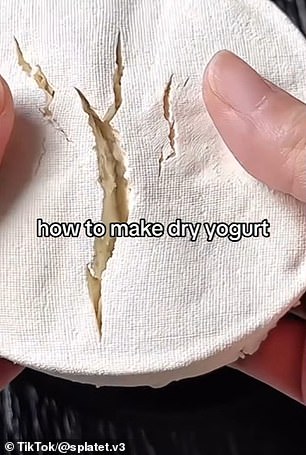 The Gen Z generation is currently crazy about dehydrated yogurt, with hundreds of posts dedicated to making, trying, and reviewing it flooding the video streaming platform in recent weeks