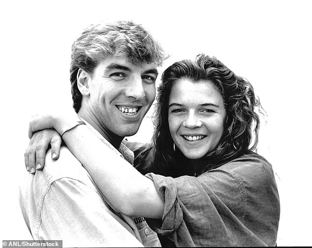 The couple married in 1993 and share three adult children, Charlie, Amber and Lilly (pictured in 1988)