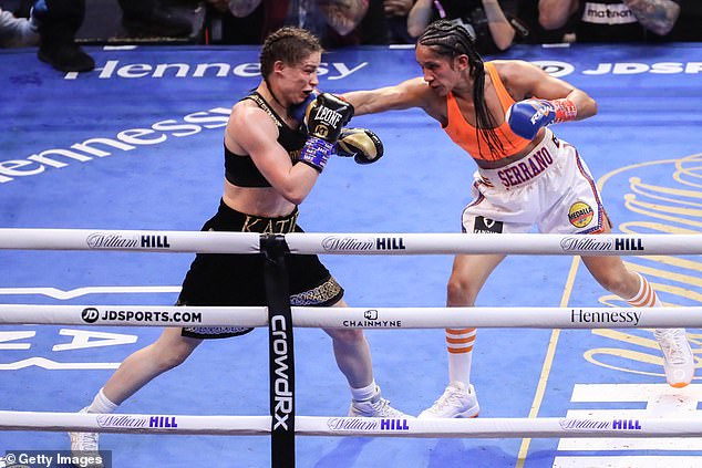 Taylor and Serrano previously traded blows in one of the biggest matches ever in women's boxing in 2022