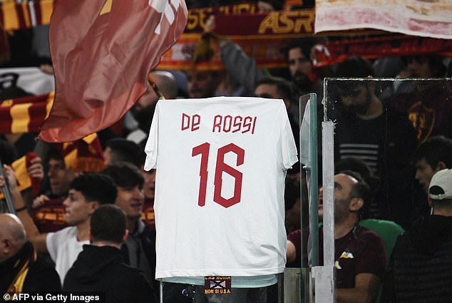 Roma fans have protested against the club's owners for sacking Daniele de Rossi in September