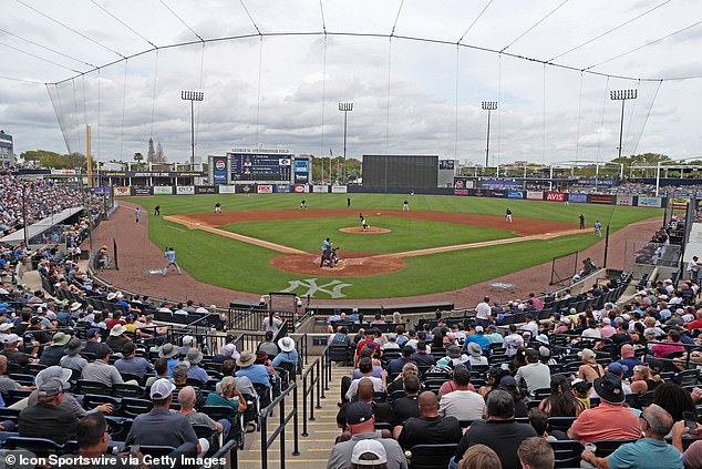 Tampa Bay plays its home games at Steinbrenner Field, home of the Yankees