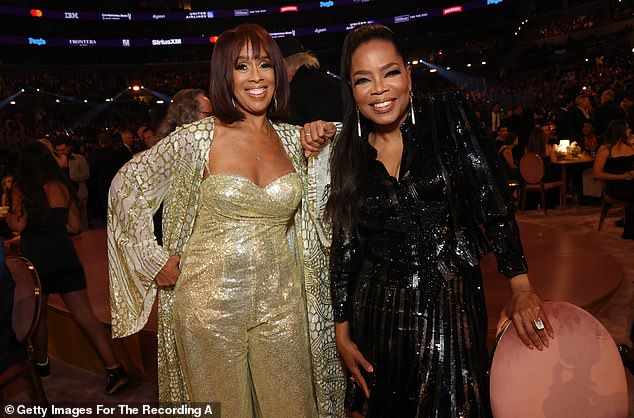 In July, both Gayle and her close friend, Oprah Winfrey, shut down lesbian rumors during the interview series Moments That Make Us; King and Oprah seen in LA in February