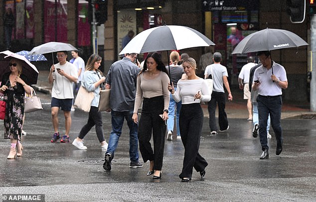 NSW and Victoria will bear the brunt of the storms on Sunday and Monday as a troublesome cold front moves south