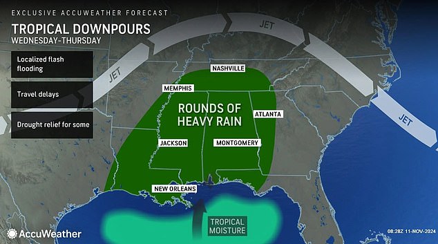 NHC reported there is a 40 percent chance the storm will become a tropical storm within the next 48 hours and parts of the U.S. can expect localized flash flooding early next week.