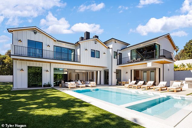 The Real Housewives of Beverly Hills star and the businessman have missed 'more than four months of payments' on the $7.5 million home, according to documents (pictured)