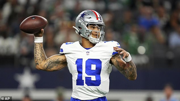 That leaves the Cowboys with the option of turning to third-string quarterback Trey Lance