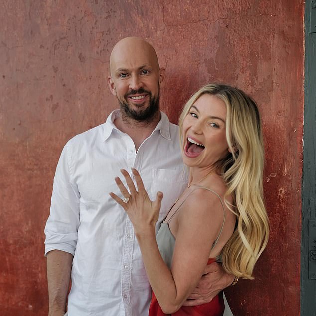 Georgia announced her engagement to BrewDog co-founder James Watt while on vacation